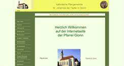Desktop Screenshot of pfarrei-glonn.de